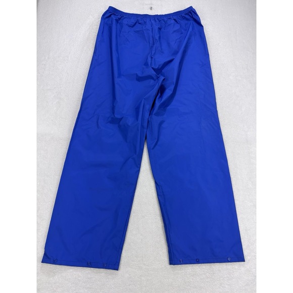Columbia Men's Rain Pants XL‎ Blue PVC Waterproof Boating Fishing Motor Cycle - Picture 1 of 12